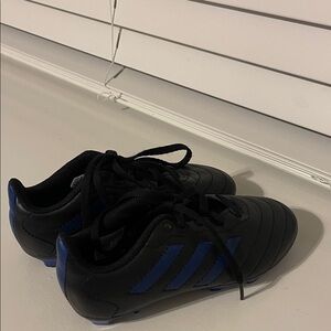 Adidas Kids Black and Blue Sneakers